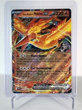 Pokémon TCG - Team Rocket's Moltres ex - Destined Rivals - Double Rare - 031/182
